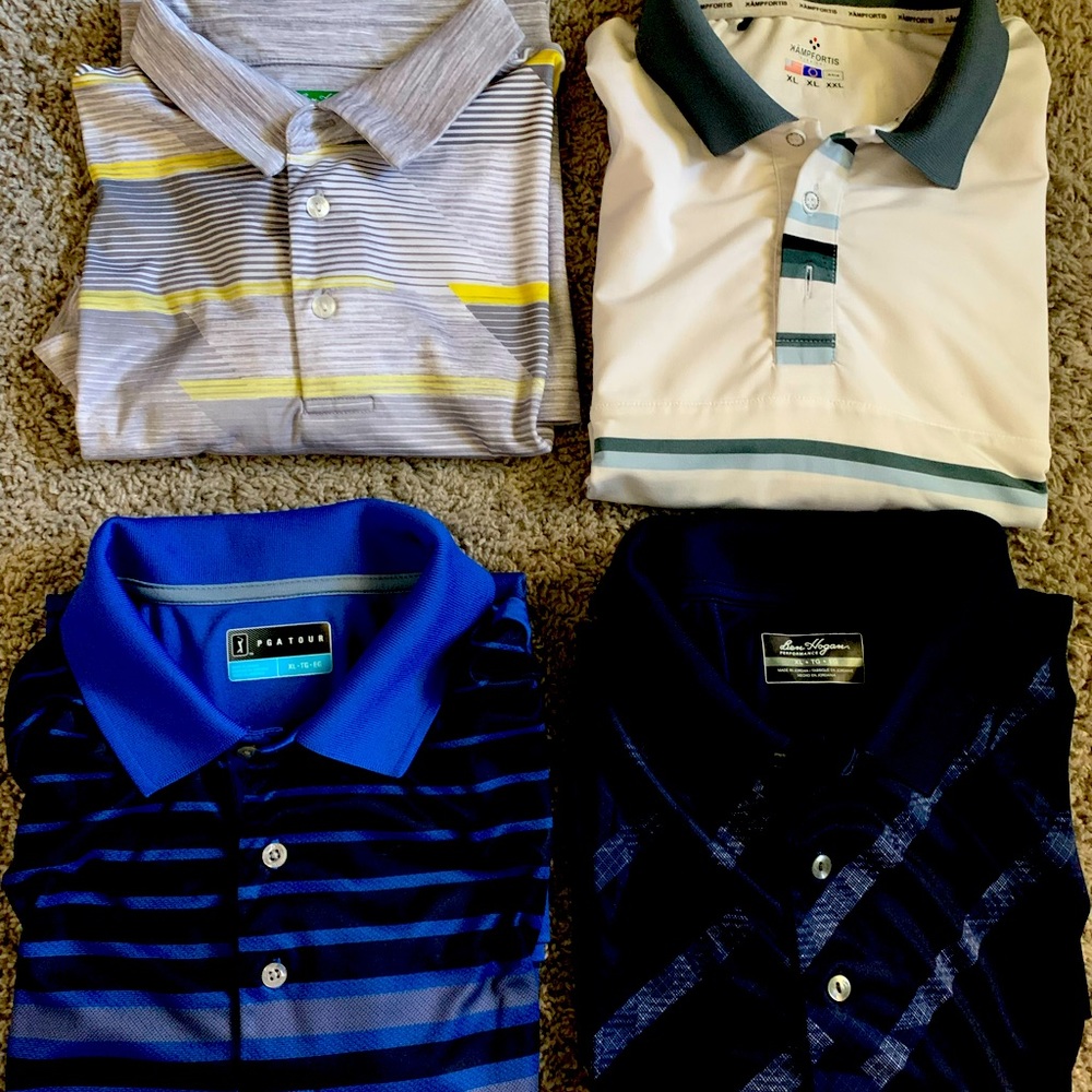 4 XL Golf Polos